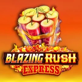 Blazing Rush Express slot logo by AreaVegas at Slotrize Casino