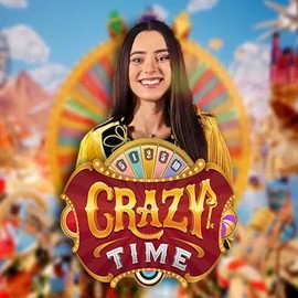 Crazy Time slot icon by Evolution, available at Slotrize Casino
