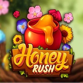 Honey Rush slot logo by Play'n GO at Slotrize Casino
