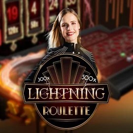Lightning Roulette logo by Evolution at Slotrize Casino