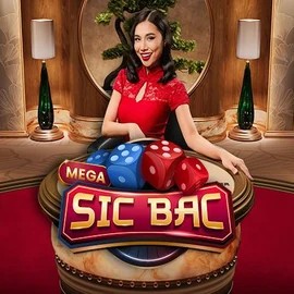 Mega Sic Bac slot logo by Pragmatic Play at Slotrize Casino