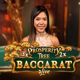 Prosperity Tree Baccarat online game logo by Evolution on slotrizee.de